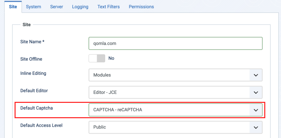 joomla google recaptcha 