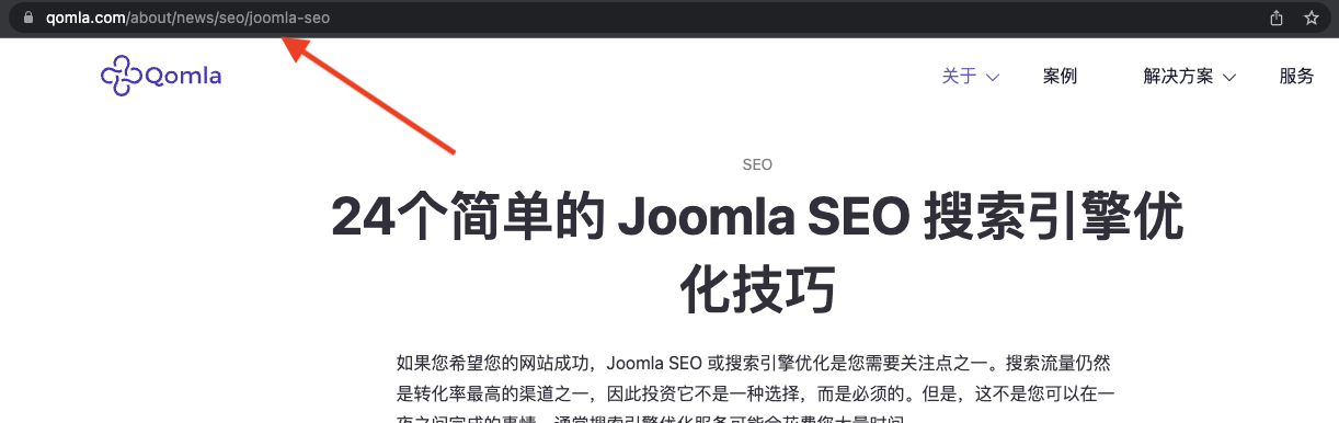 joomla sef urls